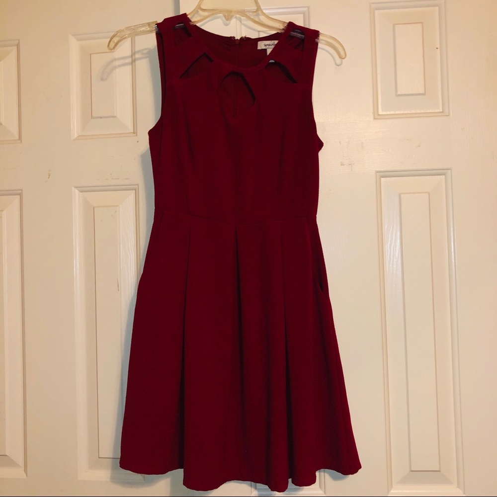 Red dress
